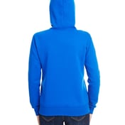 Back view of Ladies’ 7.2 Oz. Sofspun Full-Zip Hooded Sweatshirt