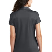 Back view of Ladies Crossover Raglan Polo