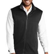 Front view of Collective Smooth Fleece Vest