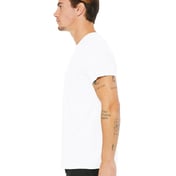 Side view of Unisex Made In The USA Jersey T-Shirt