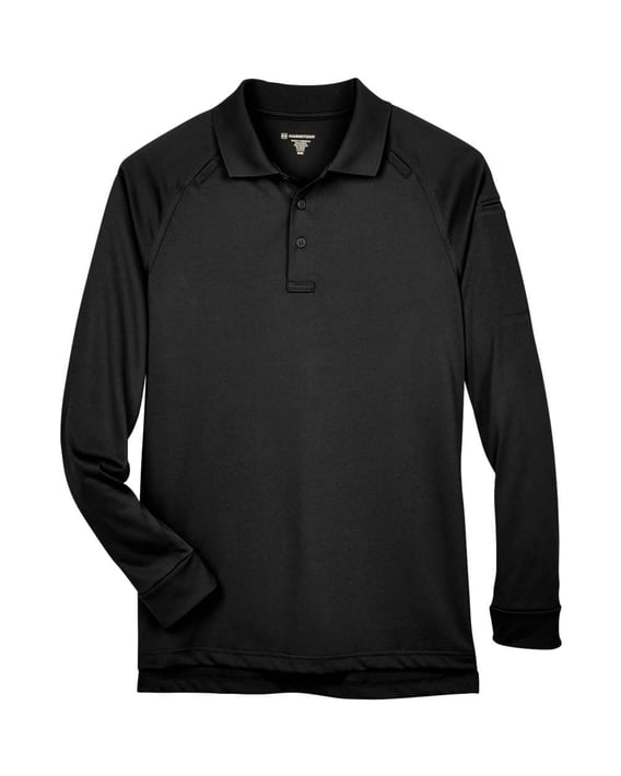 Front view of Advantage Long Sleeve Tactical Polo