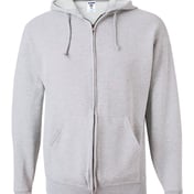 Front view of NuBlend® Full-Zip Hooded Sweatshirt