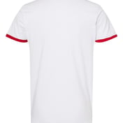 Back view of Fine Jersey Ringer T-Shirt