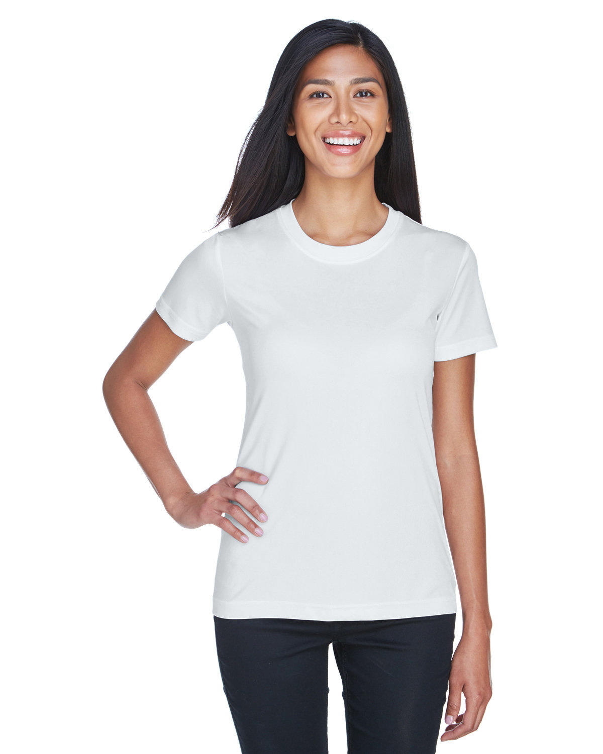 Front view of Ladies’ Cool & Dry Basic Performance T-Shirt