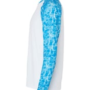 Side view of Panama Colorblocked Long Sleeve T-Shirt