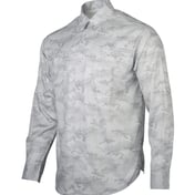 Side view of Buxton Sublimated Long Sleeve Fishing Shirt