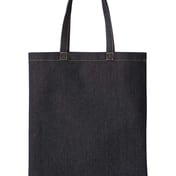 Front view of Denim Tote Bag