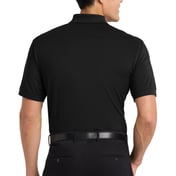 Back view of Stretch Pique Polo