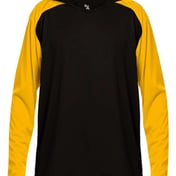 Front view of Breakout Youth Hooded T-Shirt