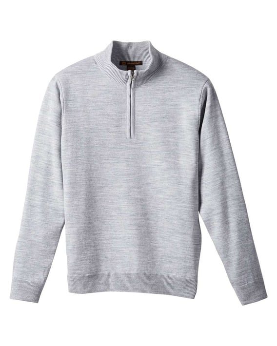Front view of Unisex Pilbloc™ Quarter-Zip Pullover Sweater