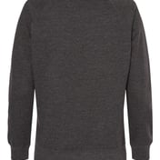 Back view of Juniors Heavenly Fleece Lightweight Sweatshirt