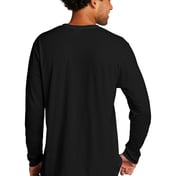 Back view of Tri-Blend Long Sleeve Tee