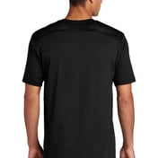 Back view of PosiCharge ® Tri-Blend Wicking Draft Tee