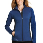 Front view of Women’s Full-Zip Heather Stretch Fleece Jacket