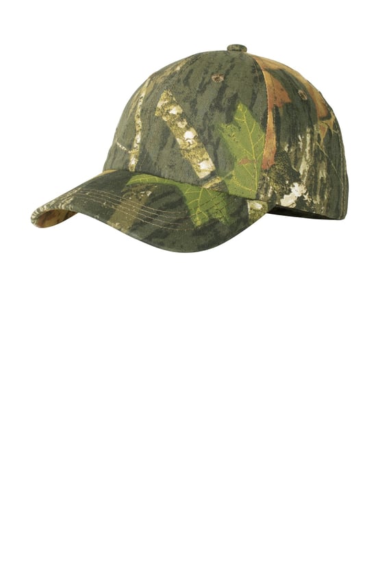 Front view of Pro Camouflage Series Garment-Washed Cap