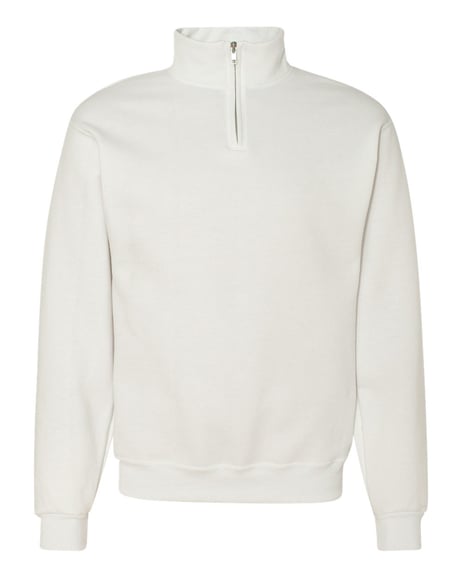 Front view of Nublend® Cadet Collar Quarter-Zip Sweatshirt