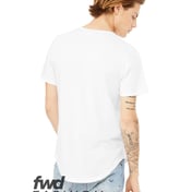 Back view of FWD Fashion Men’s Curved Hem Short Sleeve T-Shirt