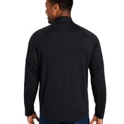 Back view of Origin Performance Pique Quarter-Zip Pullover