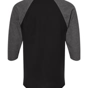 Back view of Fine Jersey Raglan T-Shirt