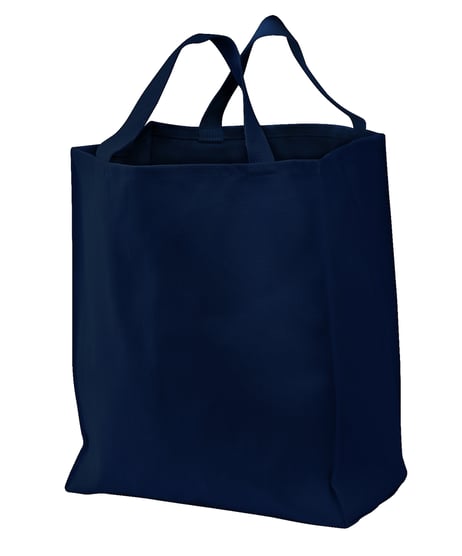 Front view of Ideal Twill Grocery Tote