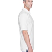 Side view of Adult 6 Oz. Ringspun Cotton Piqué Hort-Sleeve Pocket Polo