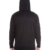 Back view of Adult Glow Full-Zip Hood