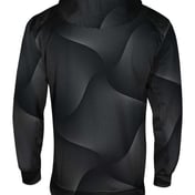 Back view of Youth Warp Hooded Long Sleeve T-Shirt