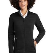 Front view of Ladies Sweater Fleece Full-Zip