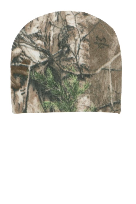 Front view of Camouflage Fleece Beanie