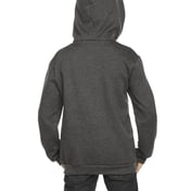 Back view of Youth Flex Fleece Zip Hoodie
