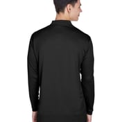 Back view of Cool & Dry Sport Long Sleeve Polo