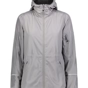 Front view of Women’s Packable Hooded Jacket