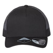 Front view of Sustainable Five-Panel Trucker Cap