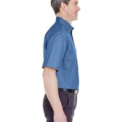 Side view of Adult Cypress Short-Sleeve Denim With Pocket