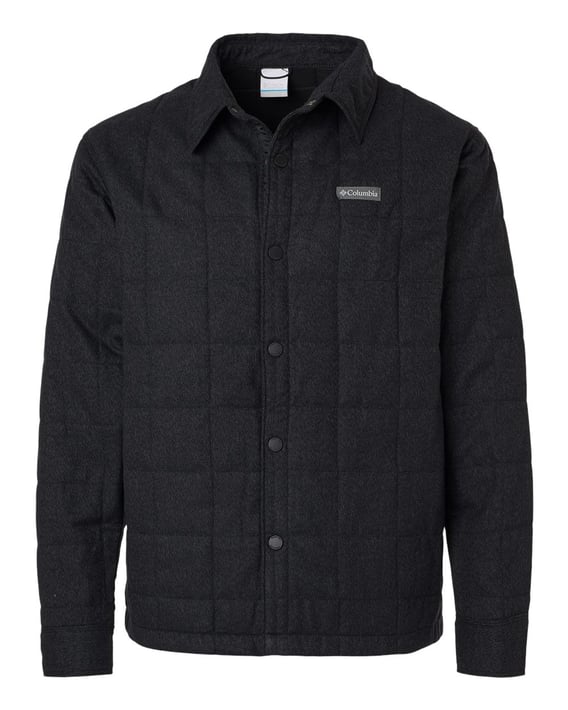 Front view of Landroamer™ Quilted Shirt Jacket