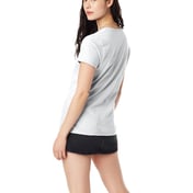 Back view of Ladies’ Perfect-T V-Neck T-Shirt