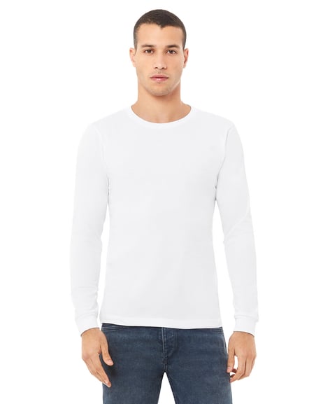 Frontview ofUnisex Jersey Long-Sleeve T-Shirt
