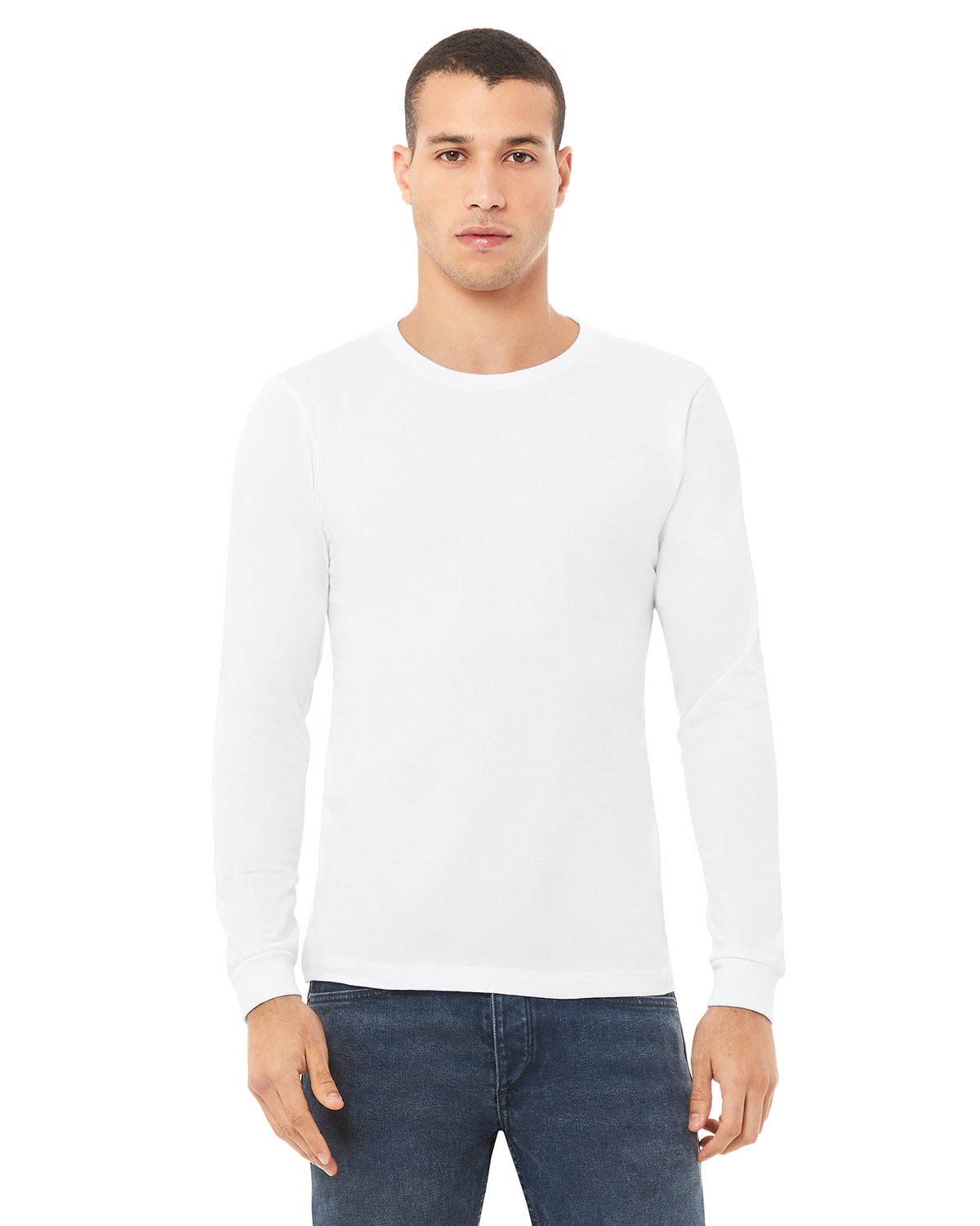 Front view of Unisex Jersey Long-Sleeve T-Shirt