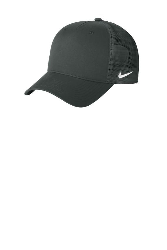 Front view of Snapback Mesh Trucker Cap