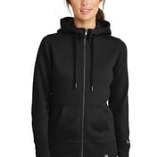 Front view of Ladies French Terry Full-Zip Hoodie