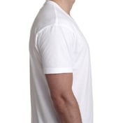 Side view of Men’s CVC V-Neck T-Shirt