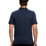 Back view of Men’s Jersey Interlock Polo T-Shirt