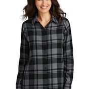 Front view of Women’s Plaid Flannel Tunic