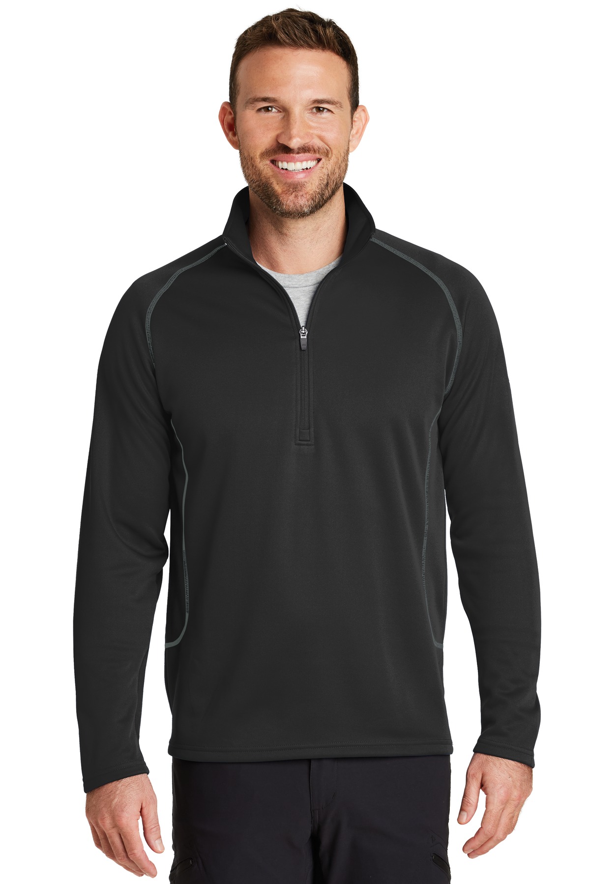 Front view of Smooth Fleece 1/2-Zip