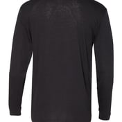Back view of Triblend Performance Long Sleeve T-Shirt