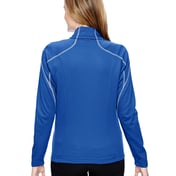 Back view of Ladies’ Cadence Interactive Two-Tone Brush Back Jacket