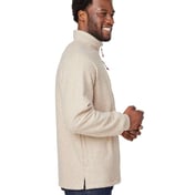 Side view of Aura Sweater Fleece Quarter-Zip Pullover