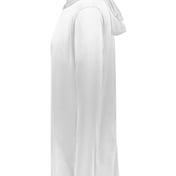 Side view of Youth Momentum Hooded Long Sleeve T-Shirt