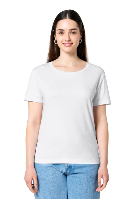 Front view of Women's Stella Serena Scoop Neck Tee