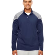 Front view of Men’s Command Colorblock Snag Protection Quarter-Zip